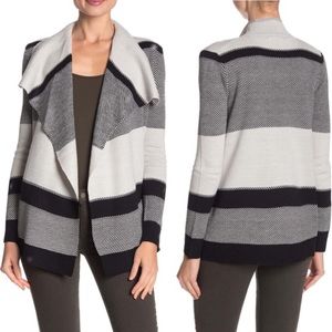 🎉🛍Host Pick🎊Cable & Gauge Stripe Open Cardigan.